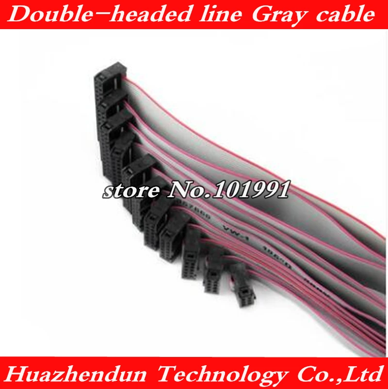 

5PCS Double-head line gray line 2.0MM FC-24P/26P/30P/34P/40P/50P 30CM free post