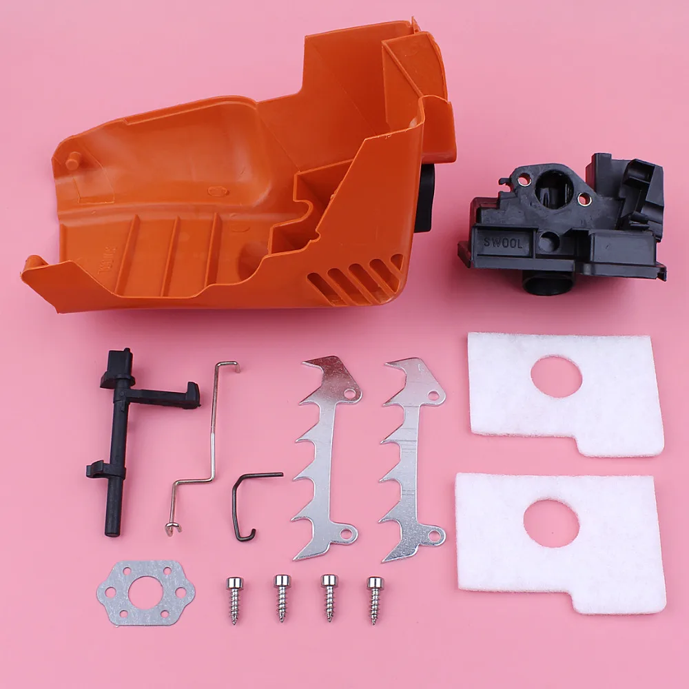 Top Cylinder Engine Cover Air Filter Housing Bumper Spike Kit For Stihl MS180 018 MS170 018 Chainsaw Spare Parts