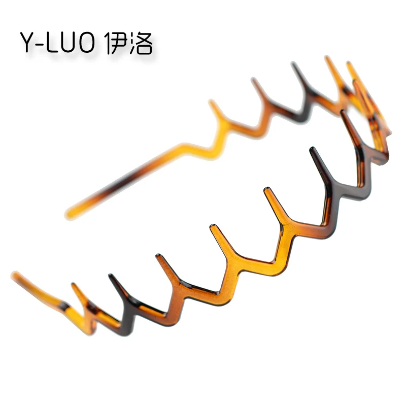 

Women headwear simple cute hair hoop men hair band brown black hair headband for women