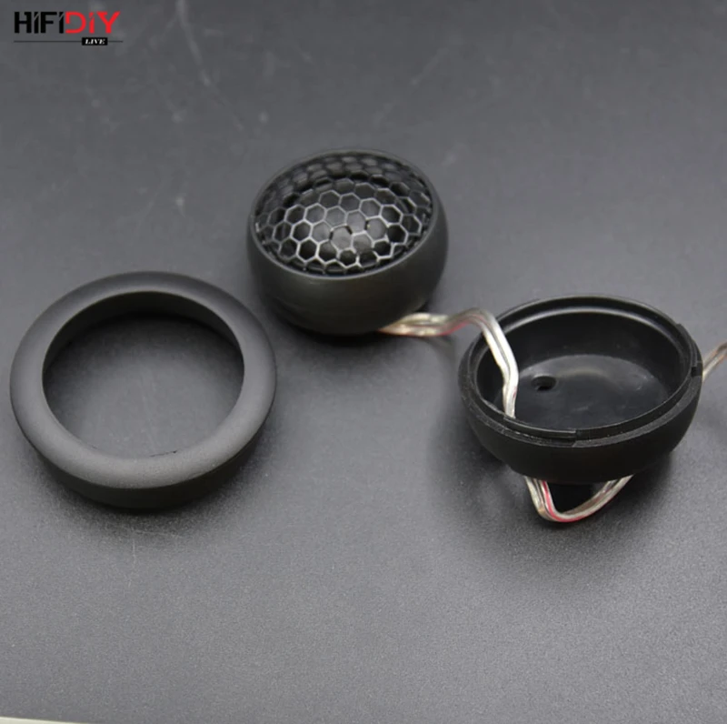 HIFIDIY LIVE Car acoustics audio black silk membrane 1 Inch plastic frame treble speaker unit  4 OHM 30W Loudspeaker NT25