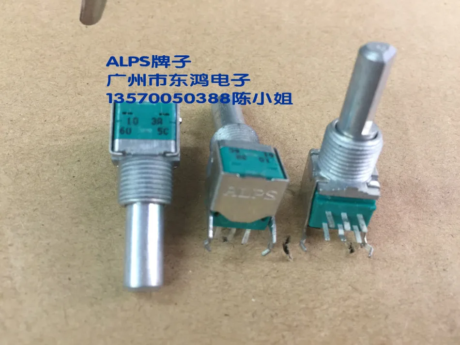 

3pcs for ALPS type RK09L double precision potentiometer A10K 20mm long axis hexapod vertical position