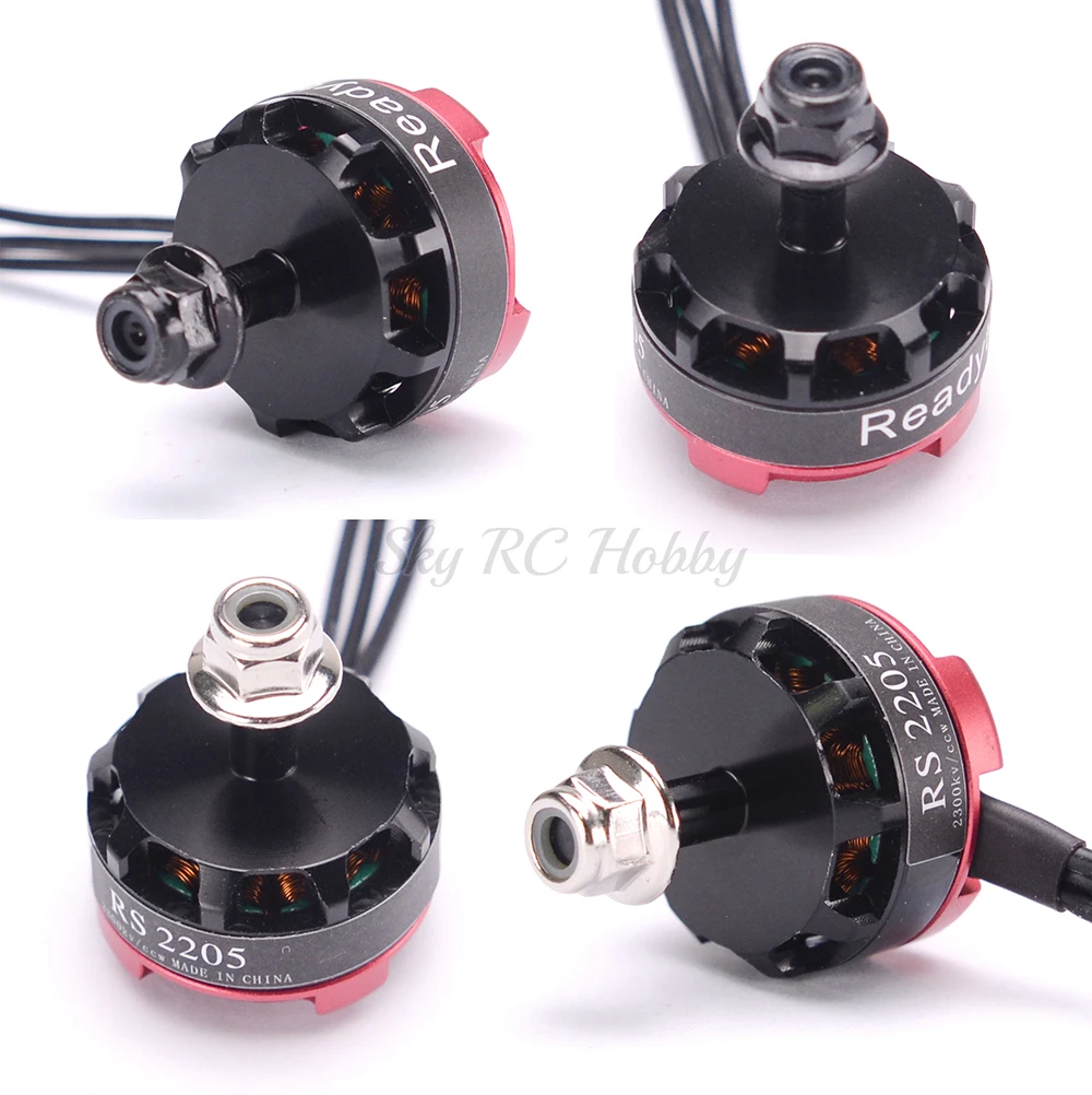 4pcs/lot RS2205 2300kv Brushless Motor RS 2205 For FPV RC Racing Drone Quad QAV-R Martian II 220mm QAV-X 214mm