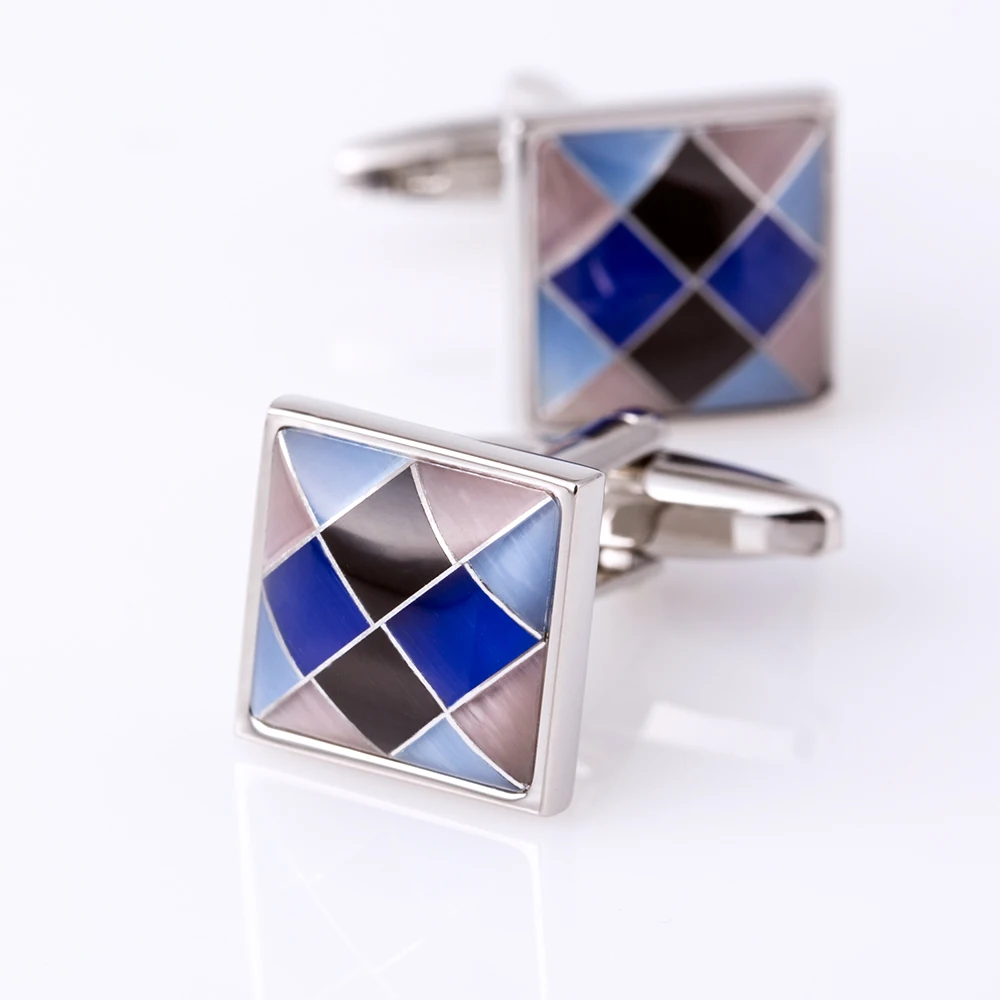 KFLK Jewelry shirt Fashion cufflinks for mens Brand Colorful Cuff link Button High Quality Luxury Wedding Groom guests