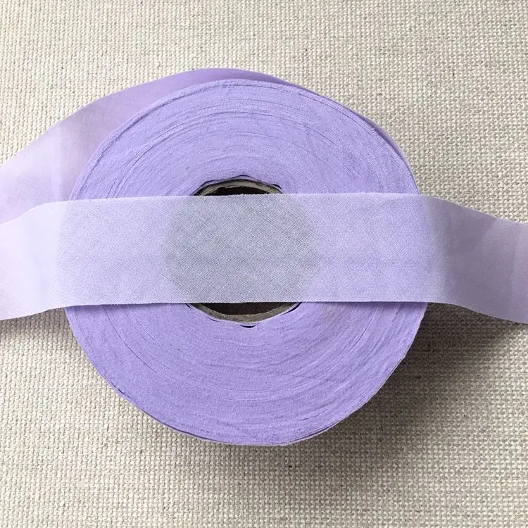 3 cm, 50 Meter, ungefaltete Baumwoll-Schrägbänder, Patchwork-Besatz, bedeckt, zum Basteln von Kleidern, Polstern, Nähen, Textilgurtband – Detail 12