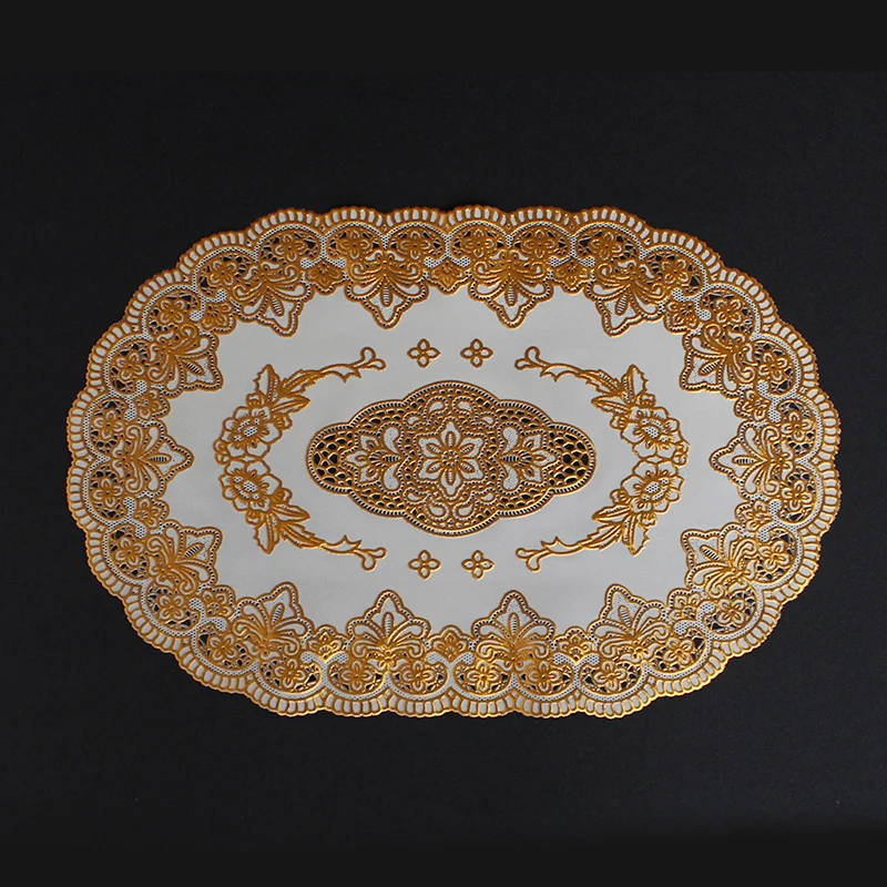 25x38cm Europe type hot stamping Table Cup Mat Creative Home Decor Coffee Drink Placemat Tableware   CD Record Drinks Coasters