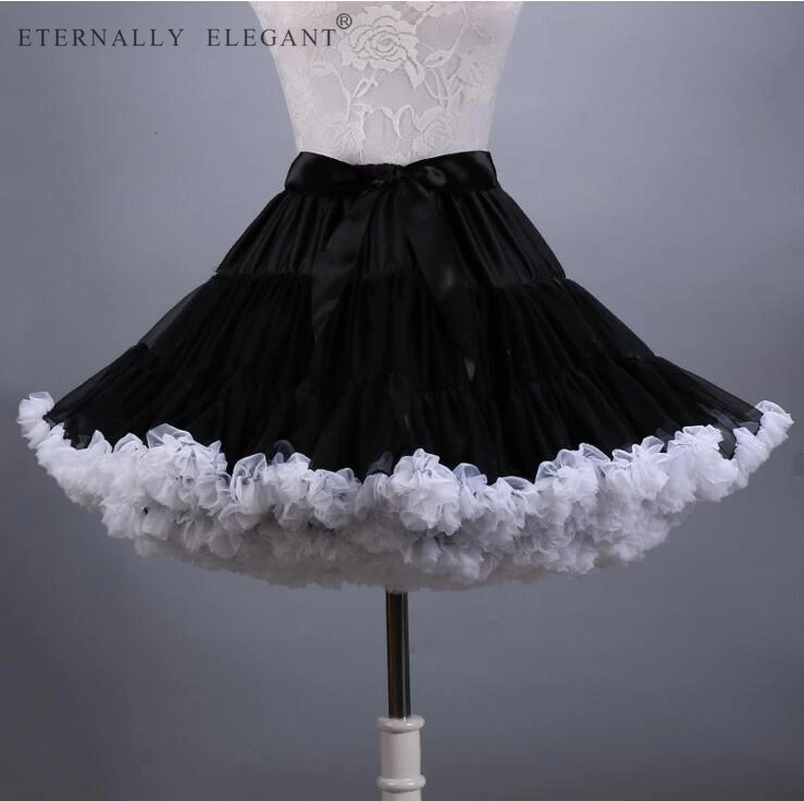 2024 Hot Sale Colorful Tulle Girls Petticoat Underskirt Lolita Faldas Tulle Skirt  EE807