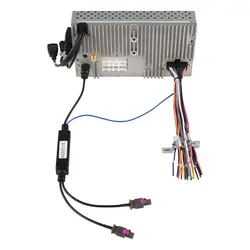 Two Ways Car Radio Aerial Antenna Adaptor for BMW AUDI VW SKODA