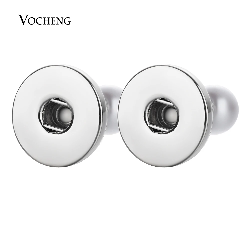 10PCS/Lot Snap Charms Earring Ginger Snap Jewelry for 18mm Snap Button Earring for Women NN-643*10