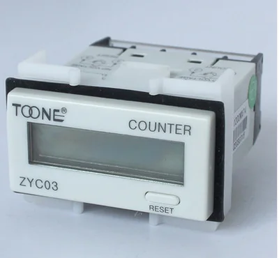 Contador Cumulativo Eletrônico dos Contadores de Display Digital do Lcd de Dígitos Nenhuma Fonte de Alimentação Externa Zyc03