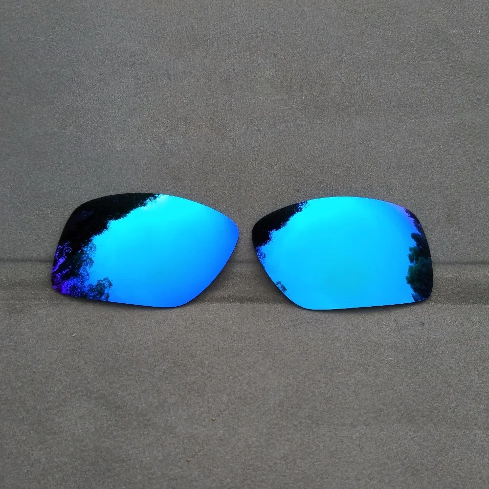 

Ice Blue Mirrored Replacement Lenses for Big Taco Sunglasses Frame 100% UVA & UVB Anti-Reflective