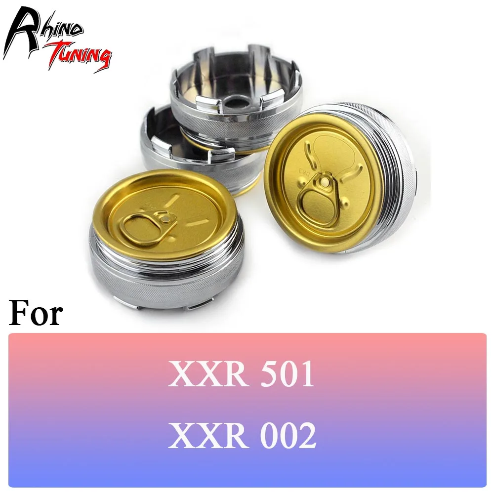 1pc For XXR Racing 600C-E-180 Cans Car Wheel Center Caps Hub 60mm (2.36in) Funny Rims Auto Styling Interior Accessories