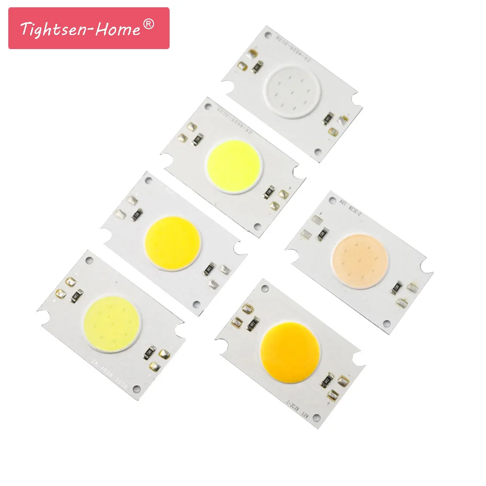 40*26mm COB LED Light Bulb source 12V 2W LED Diode Lighting Chip Red Blue Pink Green Yellow White Color for DIY  Lamp Bulbs