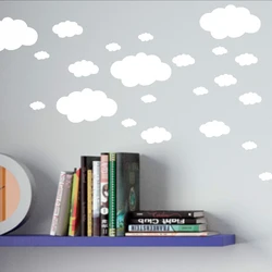 Set of 22 x CLOUDS cloud decal sticker vinyl wall art nursery kids child room 20 Color Choose