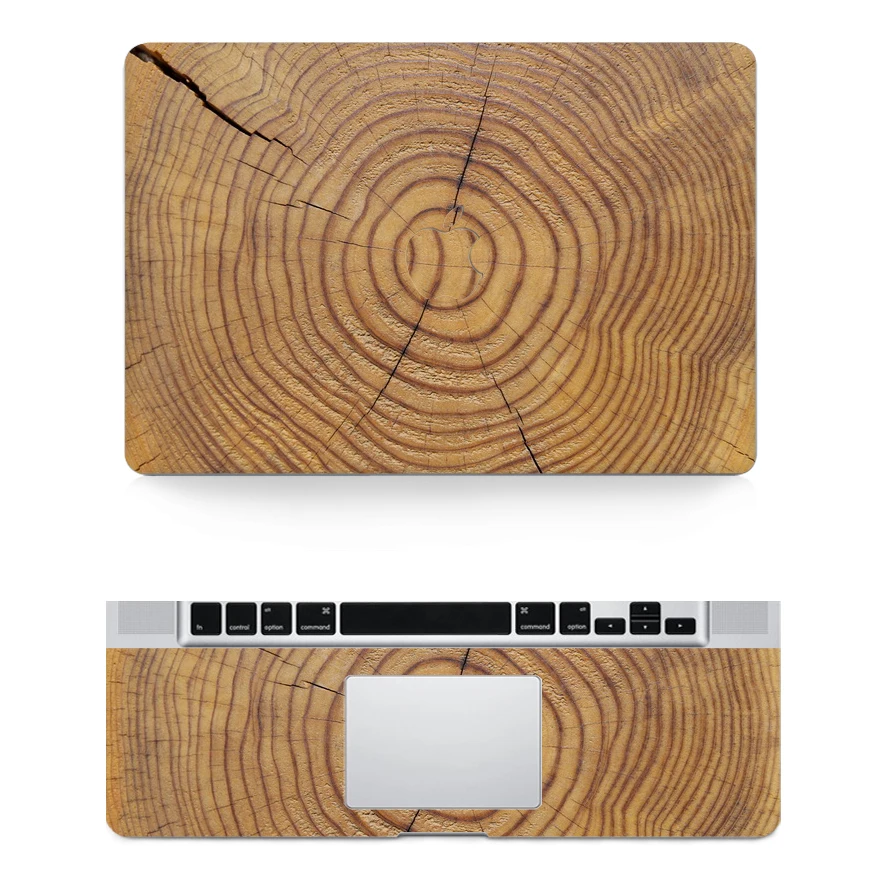 Wood Texture Vinyl Sticker Decal Skin Cover Case For Laptop Apple Macbook Pro Air 16