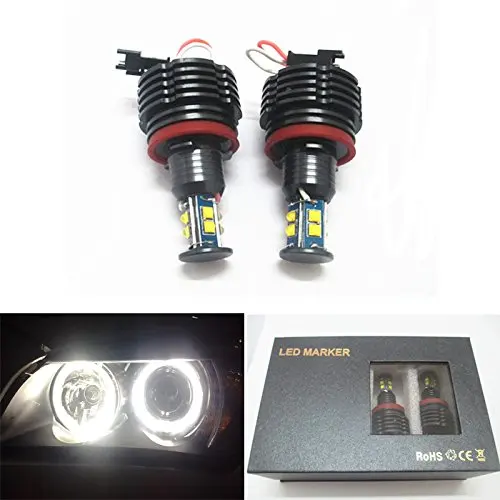 

CREE Chips LED Light 80W H8 6000k Error Free Angel Eyes Halo Ring for BMW E60 E70 E87 E90 E92 E93 X5 X6 Z4 M3