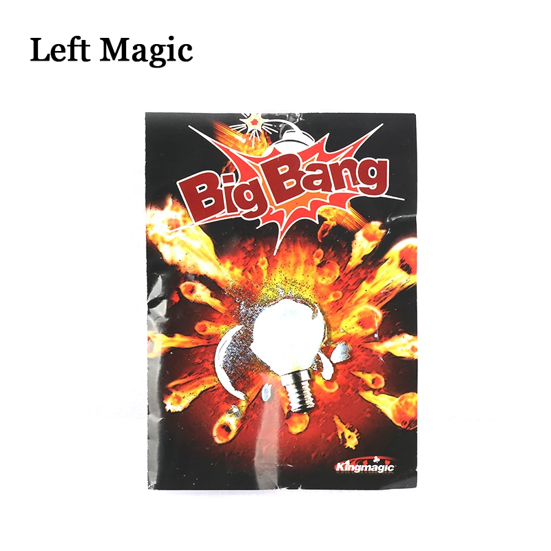 Demolish bulb big bang Exploding Light Bulb Mind Magic Tricks 1pcs illusions mentalism stage close up magic show G8019