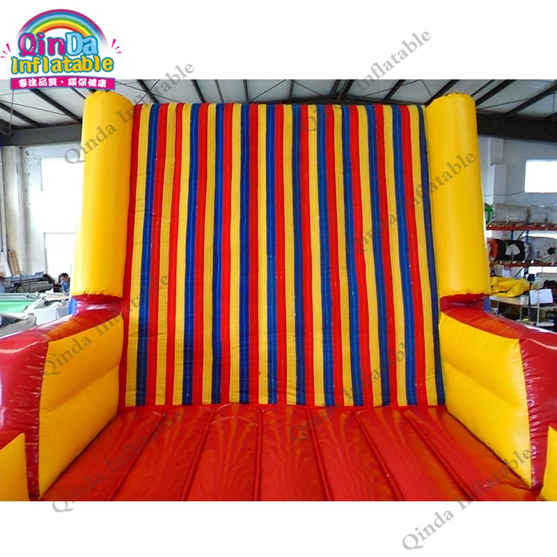 New Design Inflatable Sticky Wall Jumping Sport Games Toys Customized Inflatable Climbing Wall With Suit