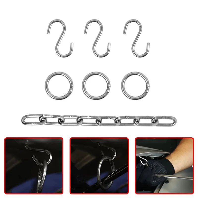 paintless dent repair Tools S hook and O ring Repairing Hail Door Dings Dents