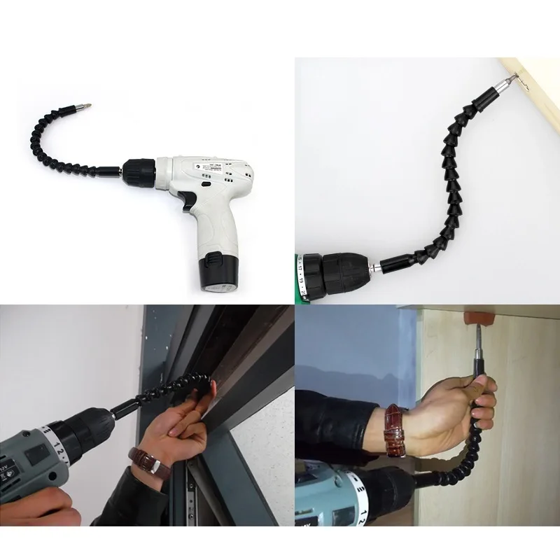 1Pcs Elektronica Boor Flexibele As Bits Draagbare Elektrische Schroevendraaier Bit Houder Sluit Link Power Tools Accessoires