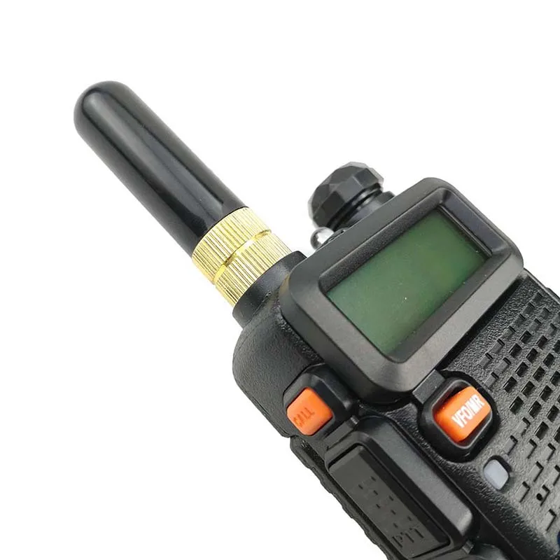 5cm Short CB Radio Antenna Walkie Talkie Dual Band Portable SMA-F Gain Antenna for Baofeng UV 5R BF-888s UV 82 UV 9R Plus Telsiz