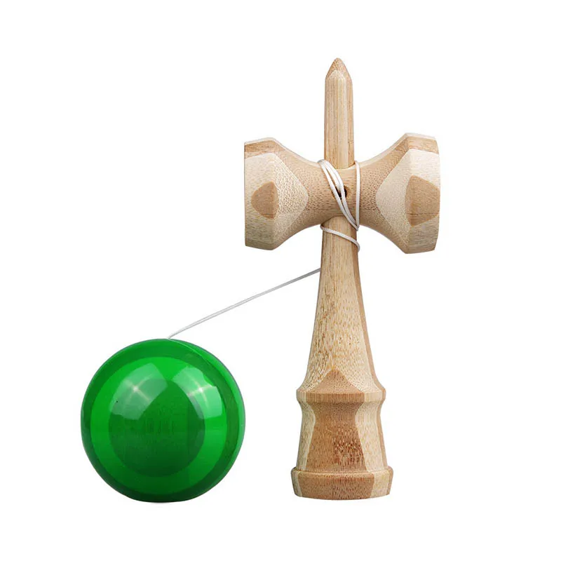 Anti Stress Geschickte Kendama Holz Banmboo Jonglierbälle Professional Outdoor Sport Spielzeug für Kinder 18CM