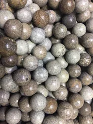 5pcs  natural dinosaur bone fossil sphere mineral specimen gemstone dragon fossil bone ball dinosaur stone madagascar healing