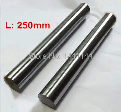 

4pcs Linear shaft 250mm long diameter 8mm - 250mm harden linear rod round shaft chrome plated