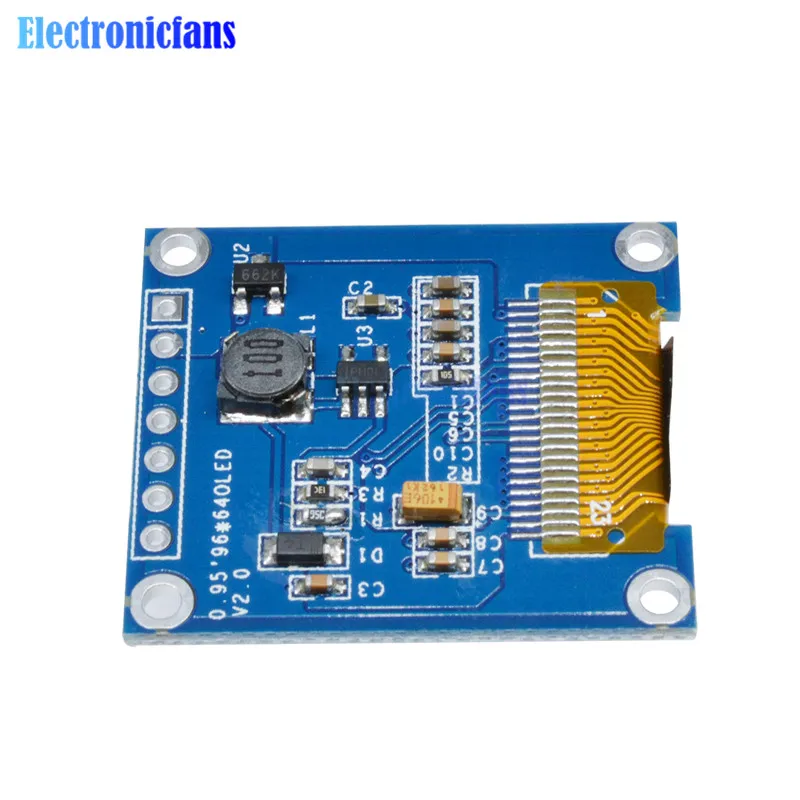 0,95 Zoll 96x64 SPI Vollfarb-OLED-Display DIY-Modul 7-Pin Kompatibel mit Arduino SSD1331 Treiber-IC für 3,3V 5V Systeme – Detail 14