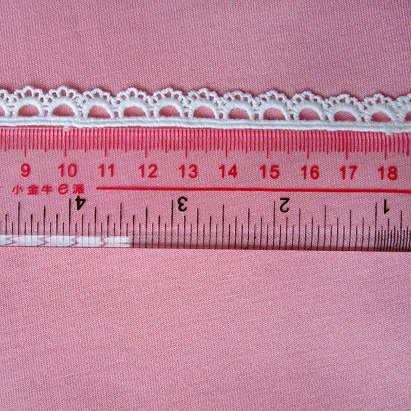 Vintage Crown Lace Crafts, Sewing Fabric, Lace Trim, 100% Cotton, DIY Dolls, Lolita Accessories, 1 cm Width, 180cm, 1 Pc