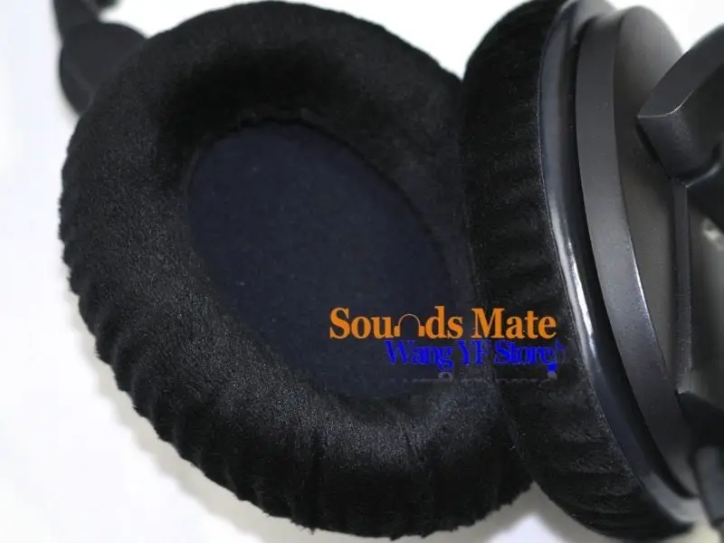 Bantalan Telinga Beludru Halus untuk Sennheiser HD 280 Pro HMD 280 281 Headphone Verison Perak