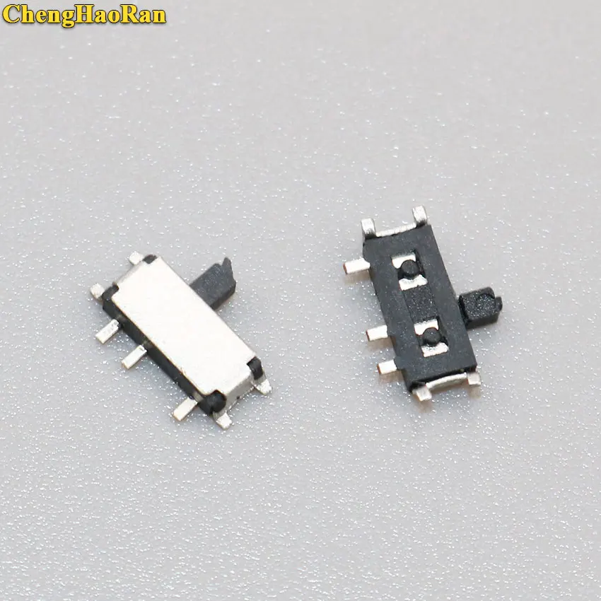 ChengHaoRan 5-10pcs 7 Pin Mini Slide Switch On-OFF 2Position Micro Slide Toggle Switch Miniature Horizontal Slide Switch