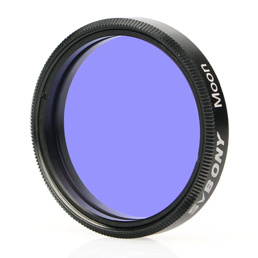 SVBONY Telescope Moon Filter for Astronomy Telescope Eyepiece 1.25''/2'' Filter Thread Pure Optical Glass Lens