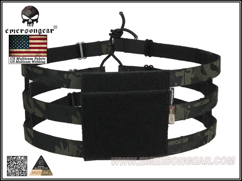 

Emerson Tactical 3-Band Lightweight Lite Cummerbund Multicam MCBK MCTP MOLLE Skeletal Cummerbund for AVS JPC Vest Plate Carrier