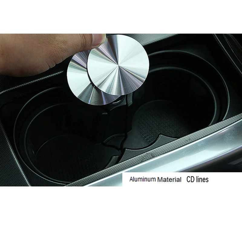For Land Rover Discovery 4 Freelander 2 Discovery 5 Inner Car Central Console Cup Holder Pad Water Coaster Accessories 2PCS/Set