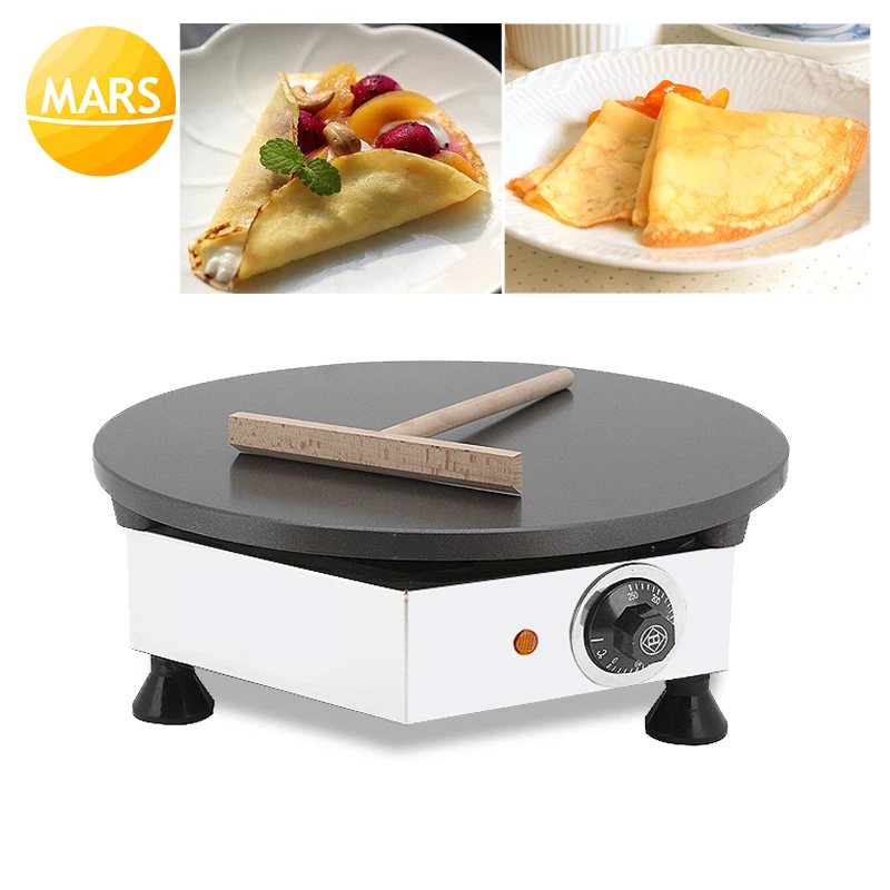 Commercial 40cm Electric Crepe Makers Pancake Making Machines Roti Chapati Pan Cake Irons Kitchen equipments