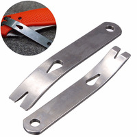 EDC Gear Mini Crank Crowbar Pocket Pry Bar Keychain Multi Tool Survival Scraper Multi Function Tools Stainless Steel Camping Kit