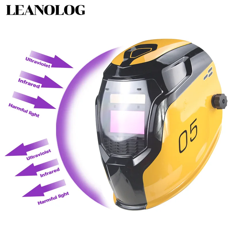 Samrt Solar LI battery Automatic Darkening TIG MIG MMA MAG Electric True color Welding Mask/Welder Cap for Welding Machine