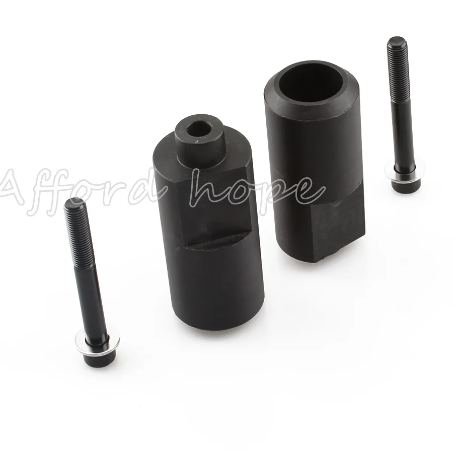 Protector de Chasis para Motocicleta Yamaha YZF R1 2004 2005 2006, 1 Par, Sin Cortes, Delrin Negro