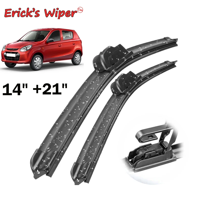 Erick\'s Wiper LHD Front Wiper Blades For Suzuki Alto HA25 2009 - 2014 Windshield Windscreen Window Car Rain Brushes 21\