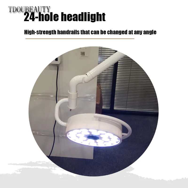 TDOUBEAUTY 72W Super Brightness Surgical Ceiling Lamp Surgical Exam Light LED Shadowless Lamp For Pet Surgery Dental Lighting