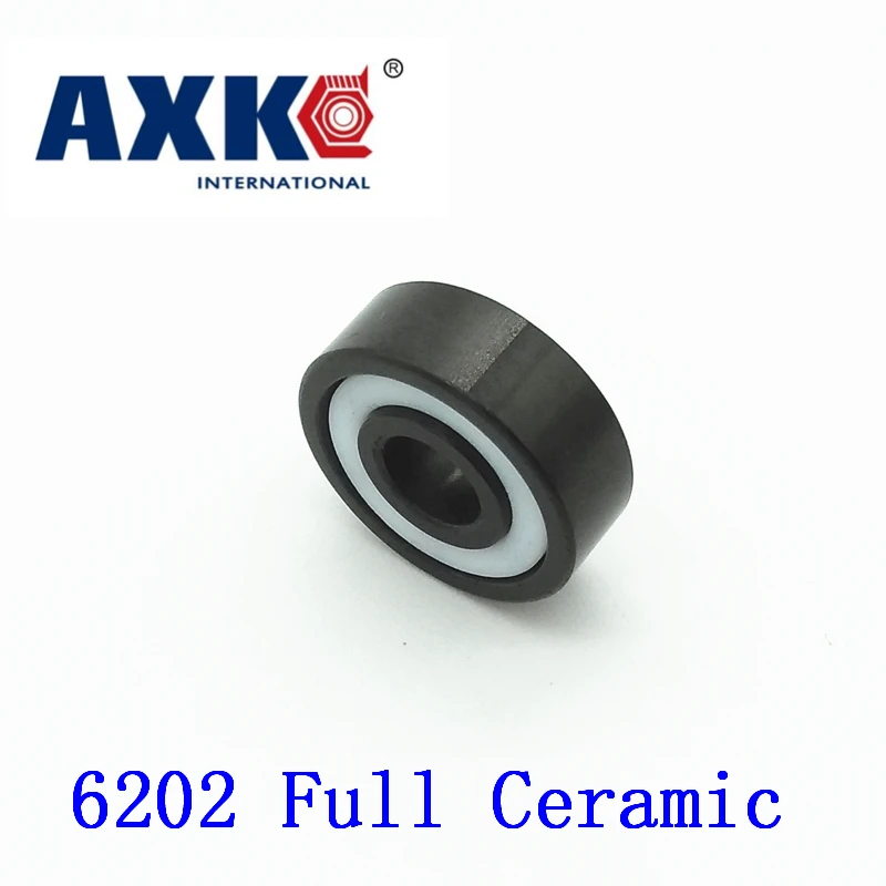 2023 Sale Rodamientos Axk 6202 Full Ceramic Bearing ( 1 Pc ) 15*35*9 Mm Si3n4 Material 6202ce All Silicon Nitride Ball Bearings