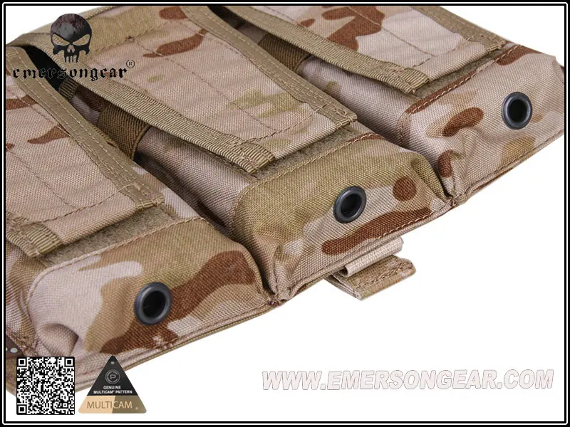 Imagem -04 - Emersongear-avs Bolsa Revista Triplo Airsoft Wargame Molle Mag Em9030