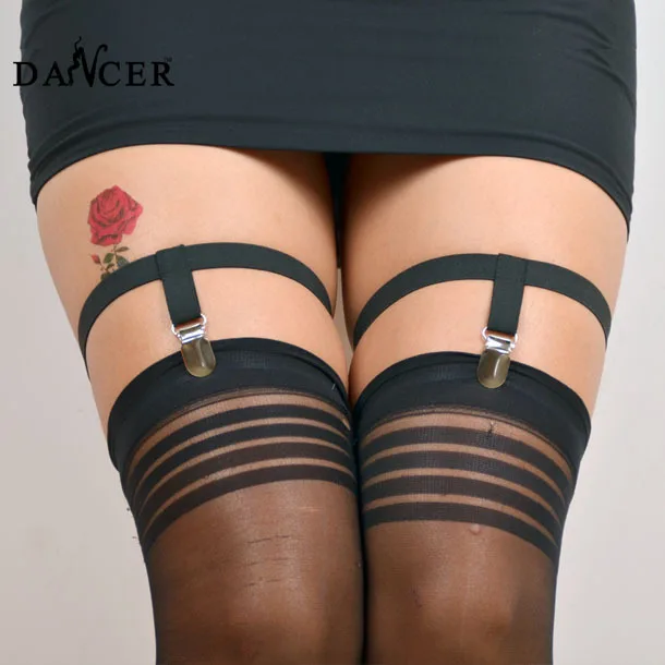 

2014New Leg garter fashionable sexy circular black spandex harness for female