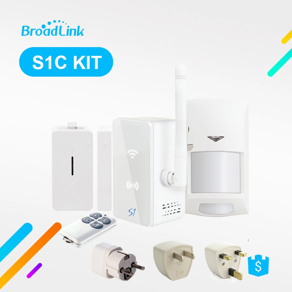 Broadlink S1 Kit System automatyki domowej czujnik alarmowy zdalnego sterowania SmartOne czujnik drzwi przez IOS Android