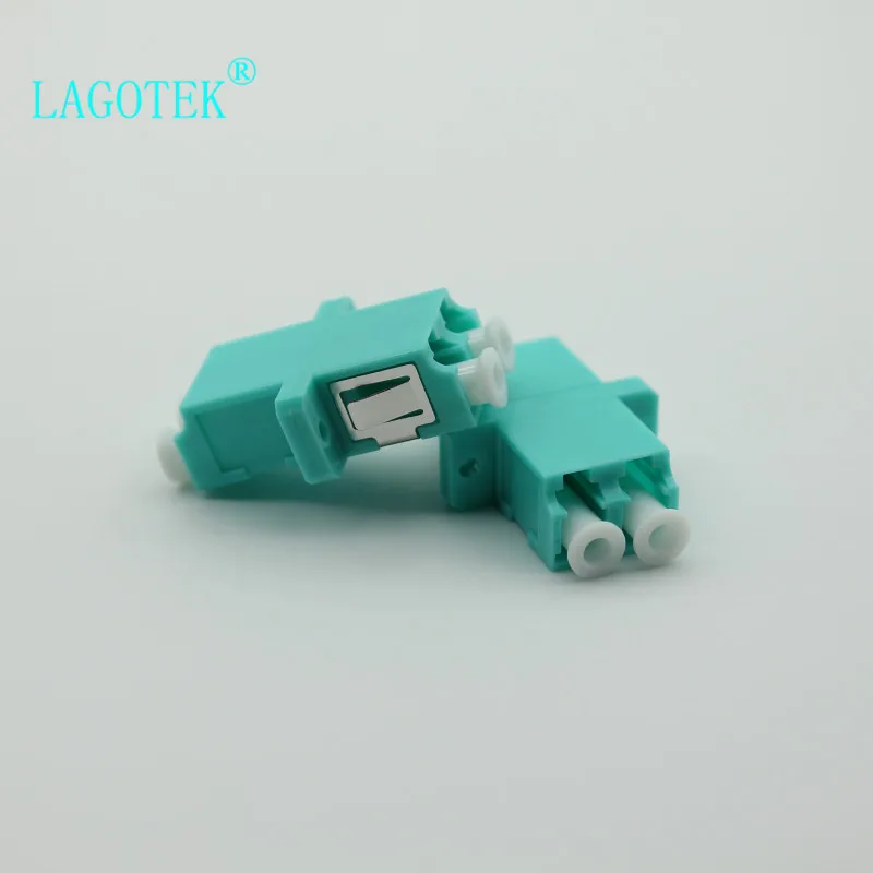 LC UPC Mulit mode Fiber optic Adapter OM3 LC UPC Optical fiber coupler LC Fiber flange LC UPC connector Free shipping