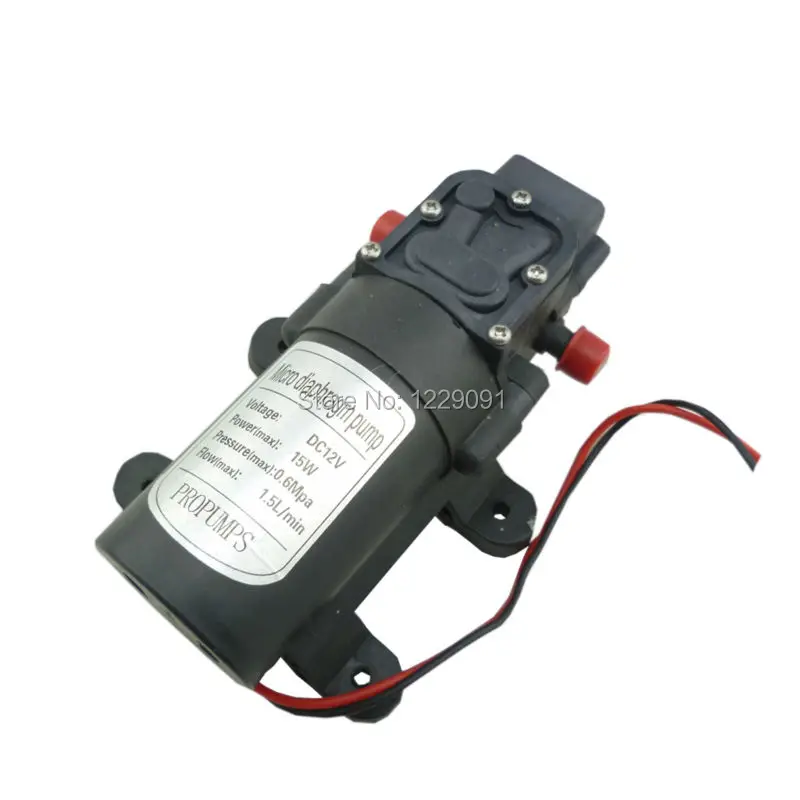 

Return valve type 12v 15W 1.5L/min small 12v dc water pump battery powered