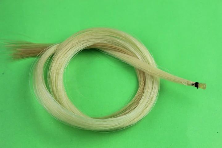 5 hanks Horse Tail Hair ponytail Violin Bow Parts Mongolian Horse