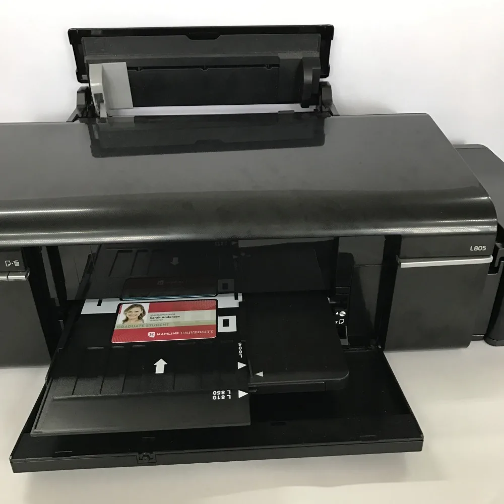 5pcs PVC Tray for Epson T50 T60 A50 P50 RX580 RX590 Inkjet Printer +10pcs Printable Card