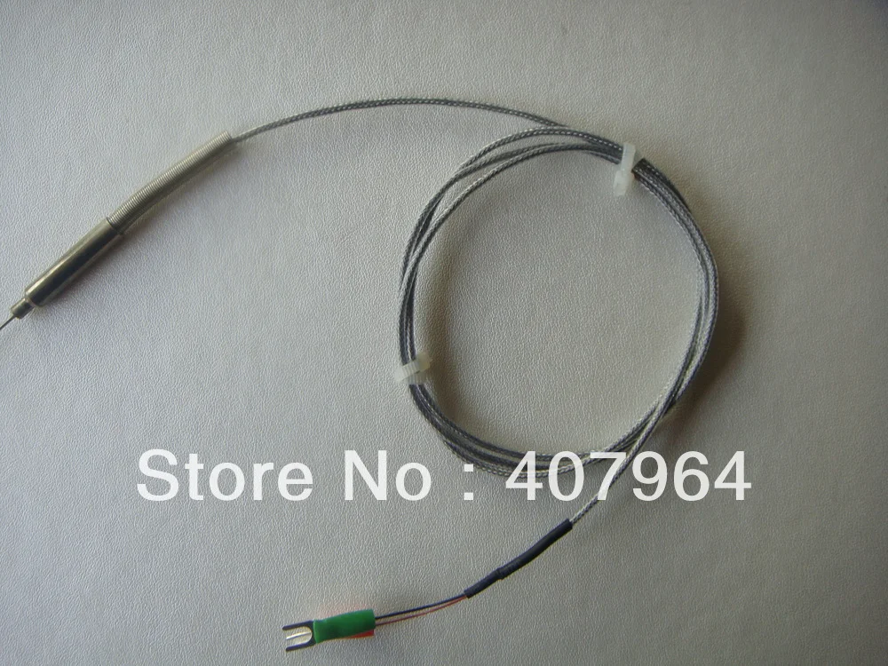 K thermocouple  SS304 sheath K Type 0-800C L=1000mm diameter 1mm fast delivery