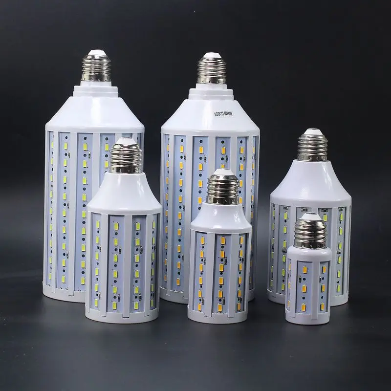 

10pcs E27 B22 LED Corn Bulb 5730 SMD 12V 24V 48V 60V AC DC12-60V 7W 10W 15W 18W 25W 30W High Luminous Spotlight LED Lamp Light